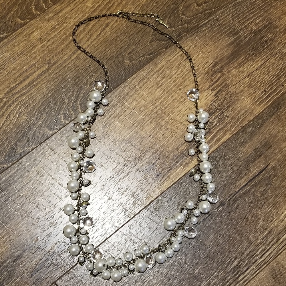 🆕 Chloe + Isabel Pearl & Crystal Drops necklace